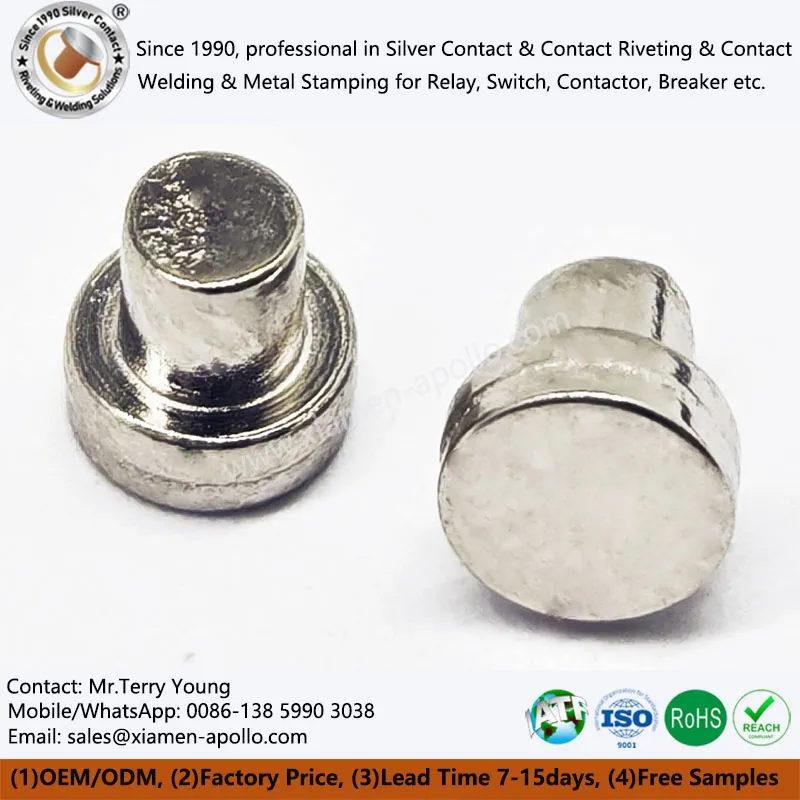 গাড়ির হর্ন টংস্টেন যোগাযোগ Rivets