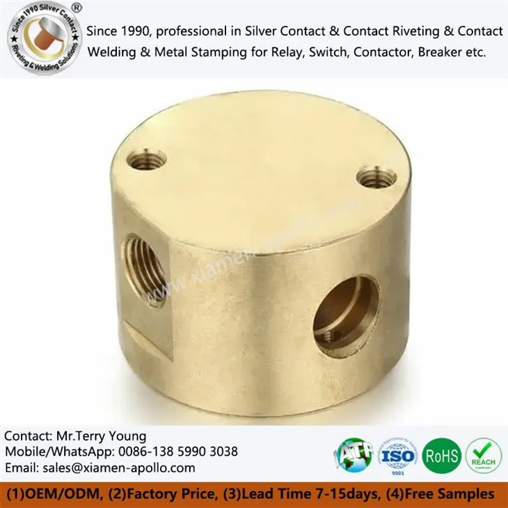 সিএনসি ব্রাস মিলিং উপাদান