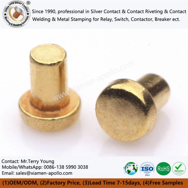 রালের জন্য সোনার ধাতুপট্টাবৃত পরিচিতি