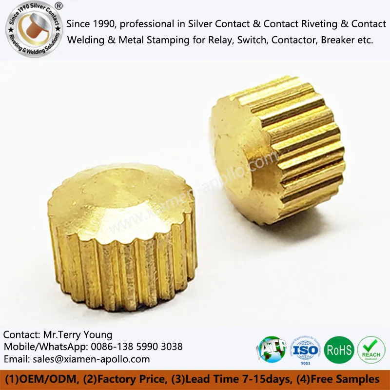 Knurled সন্নিবেশ বাদাম