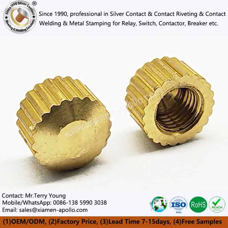 Knurled গোলাকার বাদাম