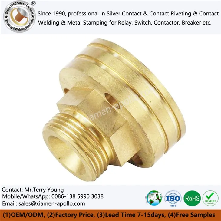 যথার্থ ব্রাস সিএনসি অংশ