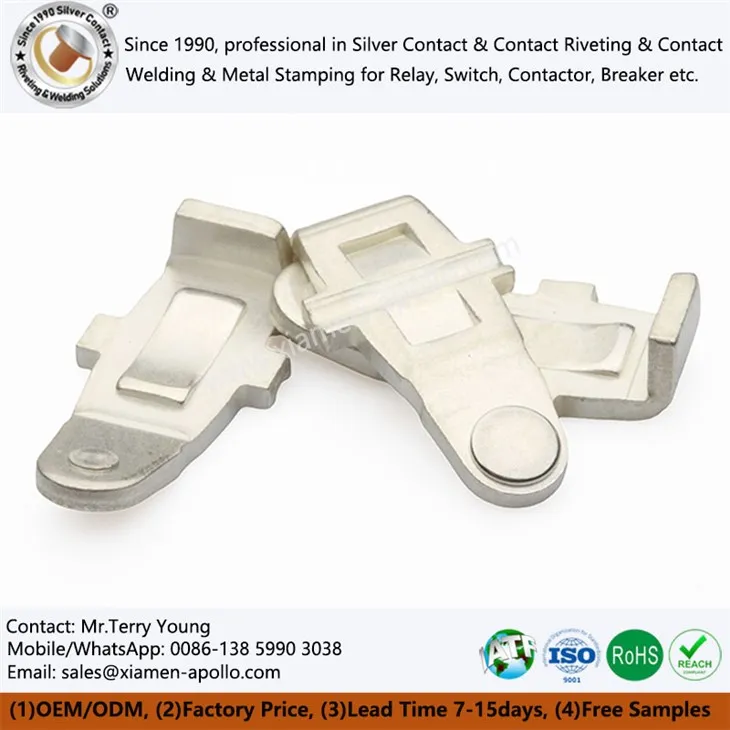 সুইচ জন্য খাঁটি সিলভার প্লেট ইন-ডাই স্টেকিং