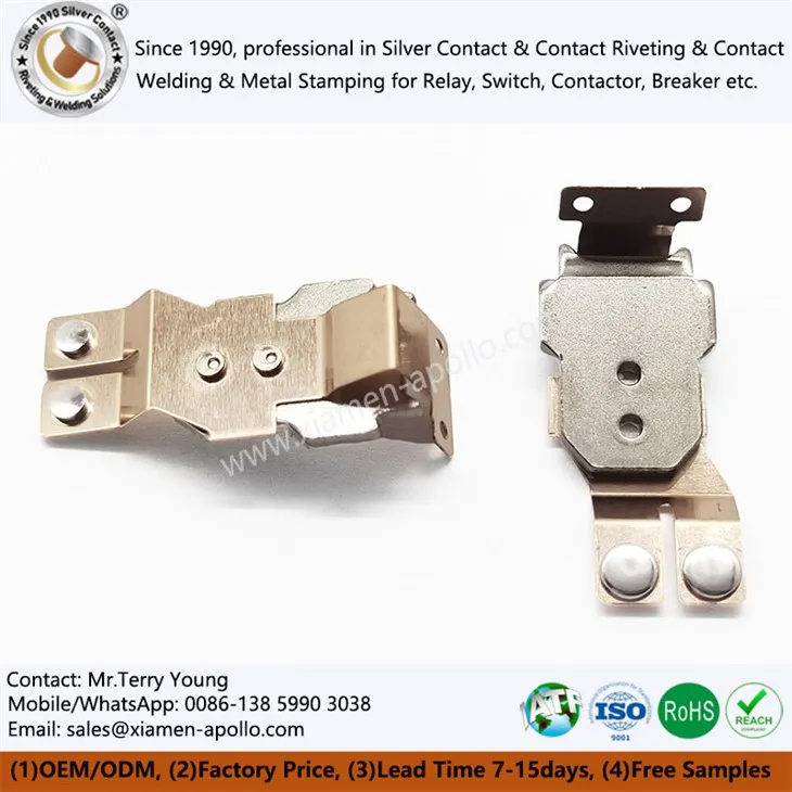 রিভেটেড বেরিলিয়াম কপার আর্মেচার উপাদান