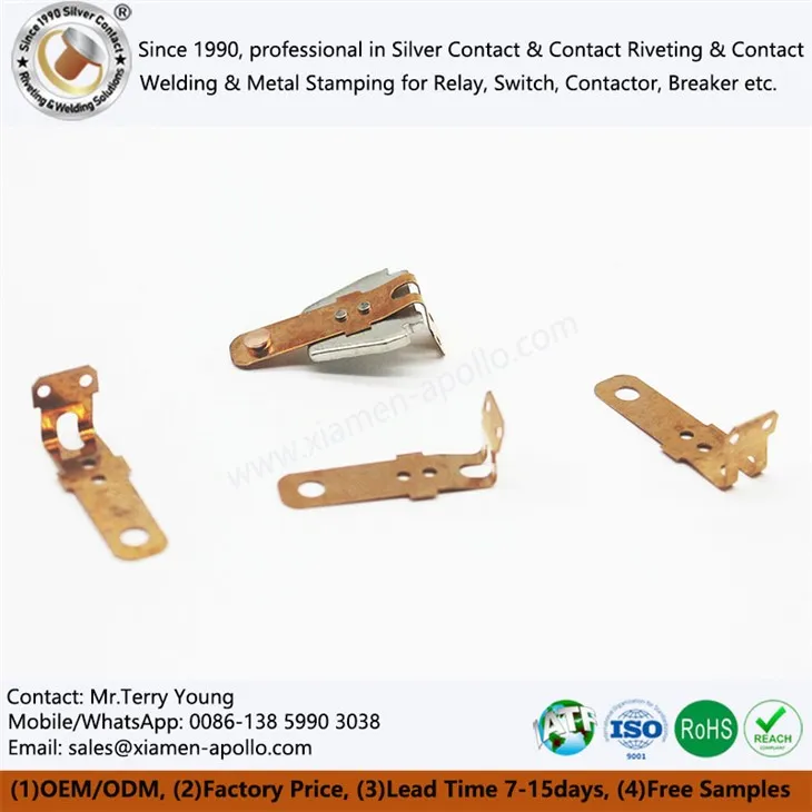 Riveted বেরিলিয়াম তামার অংশ